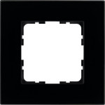 Рамка одинарная Jasmart G-Glass черное стекло, Jasmart