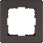 Рамка одинарная закругленная Jasmart G-Flex, мокко, Jasmart
