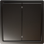 Выключатель двухклавишный перекрестный Jasmart FD 10А/250В, никель, Jasmart