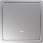 Выключатель одноклавишный с LED подсветкой Jasmart FD 10А/250В, белый матовый soft touch, Jasmart