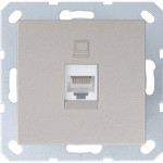 Розетка компьютерная одинарная Jasmart RJ45 5 кат., шампань, Jasmart